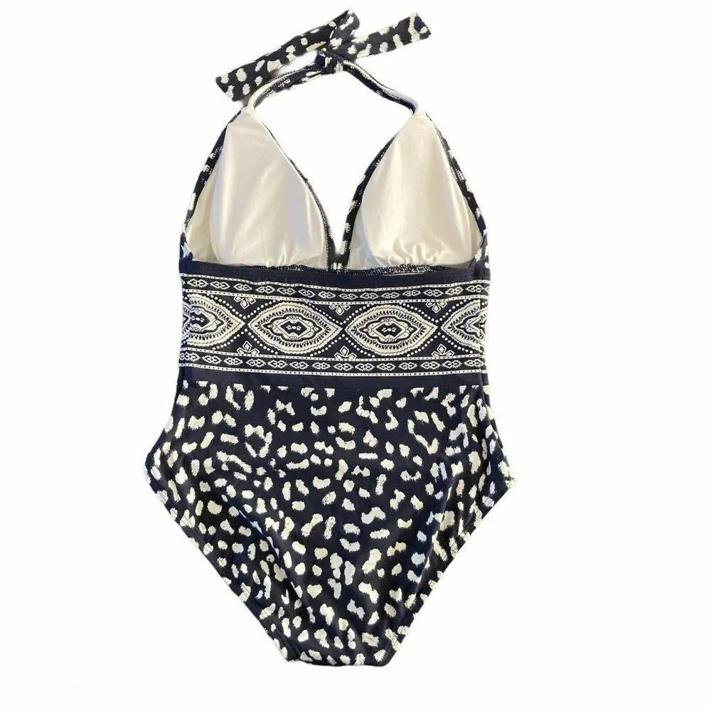Michael Kors Navy White Print Cruise 8 - Picture 8 of 14